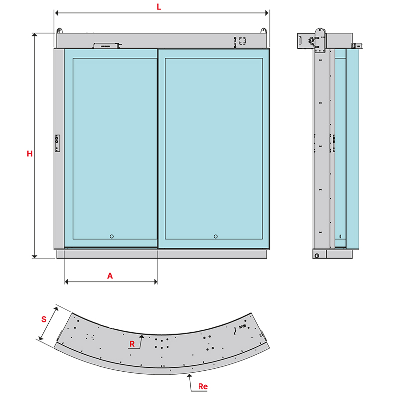 Two wings door 2T98